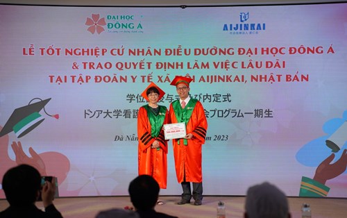 Học bổng 300 triệu đồng cho sinh viên Điều dưỡng ĐH Đông Á thực tập và làm việc tại Tập đoàn Aijinkai, Nhật